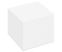 Note Cube Refill Pads DONAU, 90x90x85mm, ca 800sheets, white