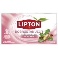 Herbata LIPTON Functional, ziołowa, dobrostan jelit, 20 kopert
