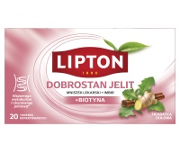 Herbata LIPTON Functional, ziołowa, dobrostan jelit, 20 kopert, Herbaty, Artykuły spożywcze