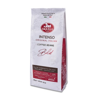Kawa SAQUELLA Intenso Bold, ziarnista, 200g, Kawa, Artykuły spożywcze