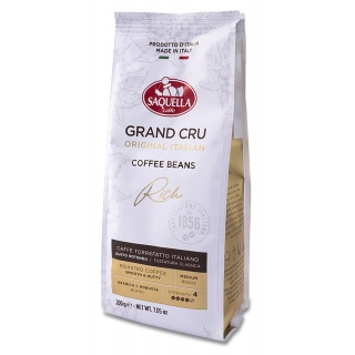 Kawa SAQUELLA Grand Cru Rich, ziarnista, 200g, Kawa, Artykuły spożywcze