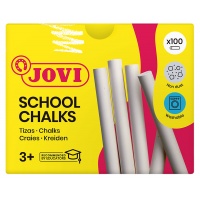 Kreda szkolna JOVI, zestaw 100 szt., biała, Plastyka, Artykuły szkolne