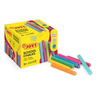 Kreda szkolna JOVI, zestaw 100 szt., mix kolor&oacute;w, Plastyka, Artykuły szkolne