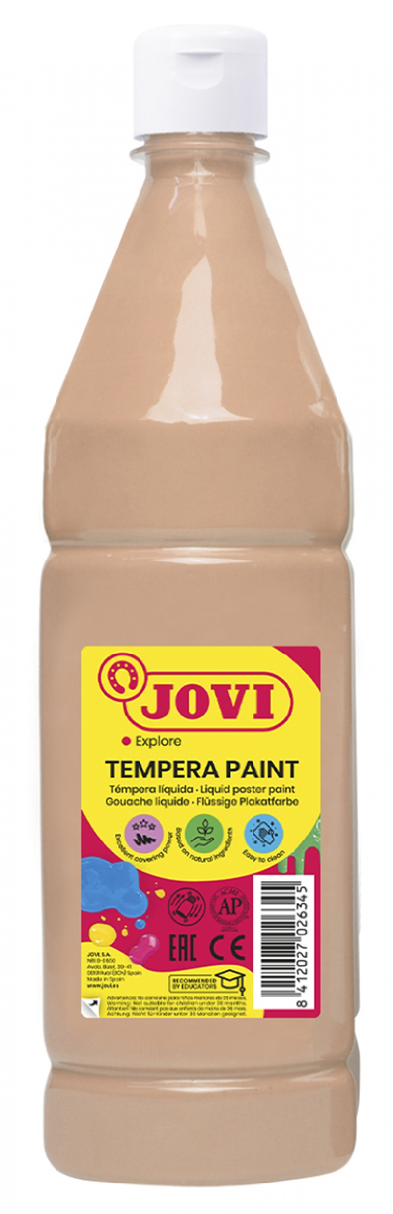 Farba plakatowa JOVI, 1000ml, beżowa, Plastyka, Artykuły szkolne