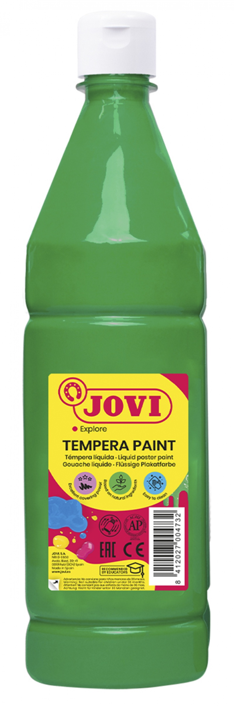 Farba plakatowa JOVI, 1000ml, zielona, Plastyka, Artykuły szkolne