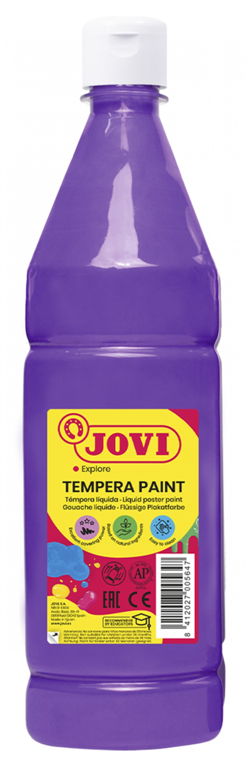 Farba plakatowa JOVI, 1000ml, fioletowa, Plastyka, Artykuły szkolne