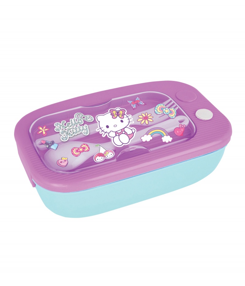 ŚNIADANI&Oacute;WKA MIL 1100 ml -PINK/BLUE PINK 1 /24/..., Śniadani&oacute;wki, Bidony i śniadani&oacute;wki