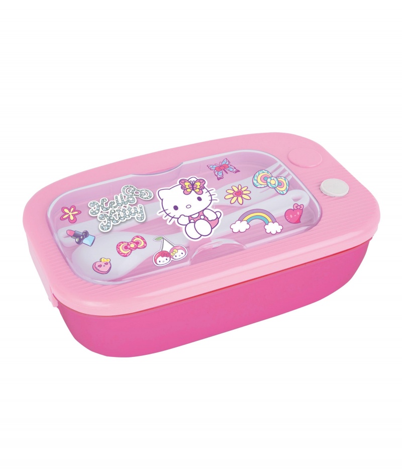 ŚNIADANI&Oacute;WKA MIL 1100 ml PINK LIGHT/DARK PINK 1..., Śniadani&oacute;wki, Bidony i śniadani&oacute;wki