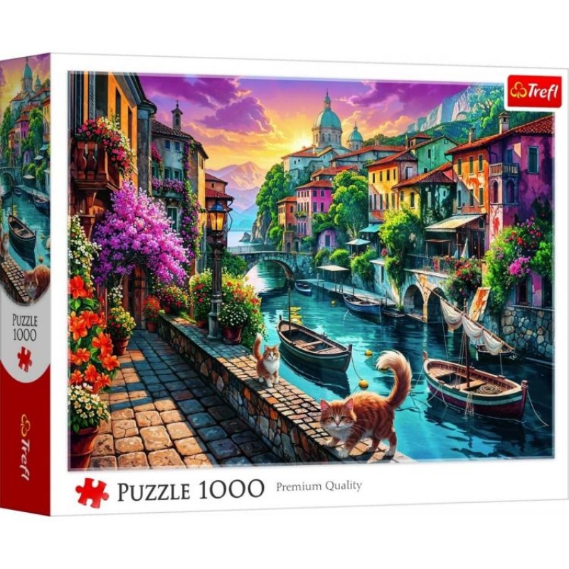 Puzzle 1000 - Włoskie wakacje, 1000 element&oacute;w, Puzzle
