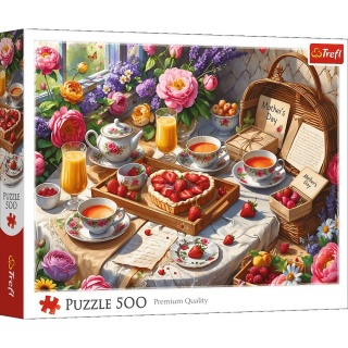 PUZZLE 500 - Słodkości na Dzień Mamy, 500 element&oacute;w, Puzzle
