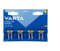 BATERIA ALKAL.LR3 LONGLIFE POWER VARTA /8szt/, Baterie, akumulatory i ładowarki, Urządzenia biurowe