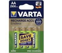 AKUMULATOREK VARTA ENDLESS HR6 2500mAh /4/, Baterie, akumulatory i ładowarki, Urządzenia biurowe