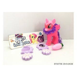 KONIK Z AKCESORIAMI W FOLII 4046, Dla dziewczynki, Zabawki