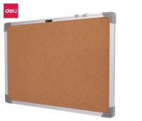 DELI TABLICA KORKOWA 60x90CM OPRAWA ALUMINIOWA, Tablice korkowe, Prezentacja