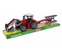 Traktor z pługiem 7571