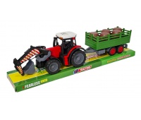 Traktor z przyczepą 7557, Pojazdy, Zabawki