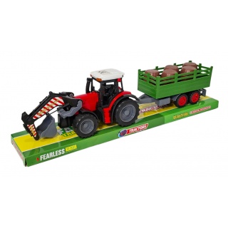 Traktor z przyczepą 7557, Pojazdy, Zabawki