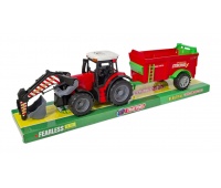 Traktor z przyczepą 7564