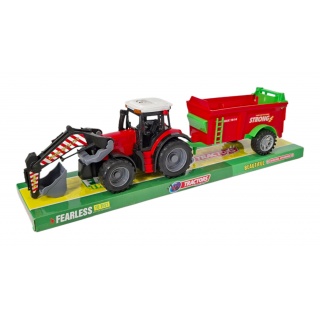 Traktor z przyczepą 7564, Pojazdy, Zabawki