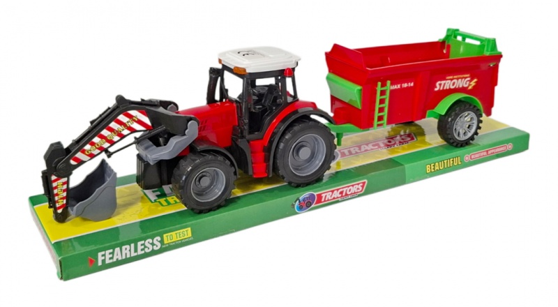 Traktor z przyczepą 7564, Pojazdy, Zabawki