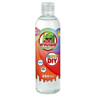 KLEJ W PŁYNIE SLIMY DIY 250ML., Kleje, Galanteria biurowa