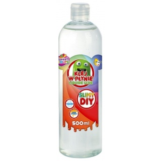 KLEJ W PŁYNIE SLIMY DIY 500ML., Kleje, Galanteria biurowa