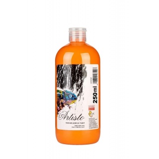 FARBA AKRYLOWA 250ml.SWEET COLOURS POMARAŃCZOWA, Farby, Plastyka
