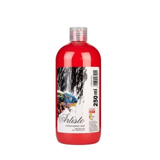 FARBA AKRYLOWA 250ml.SWEET COLOURS CZERWONA, Farby, Plastyka