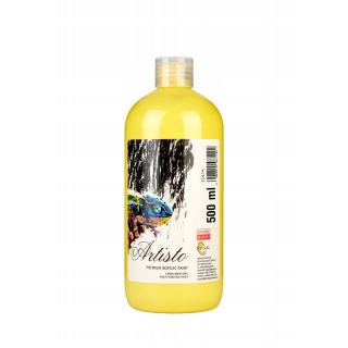 FARBA AKRYLOWA 500ml.SWEET COLOURS Ż&Oacute;ŁTA, Farby, Plastyka