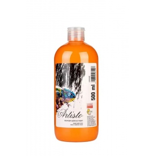FARBA AKRYLOWA 500ml.SWEET COLOURS POMARAŃCZOWA, Farby, Plastyka