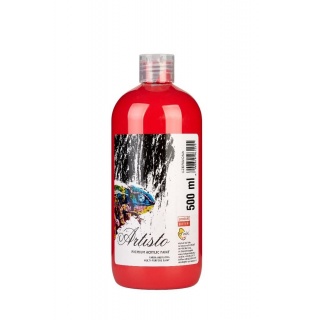 FARBA AKRYLOWA 500ml.SWEET COLOURS CZERWONA, Farby, Plastyka