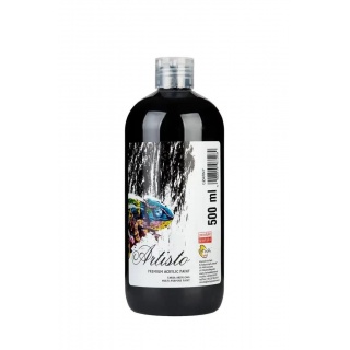 FARBA AKRYLOWA 500ml.SWEET COLOURS CZARNA, Farby, Plastyka