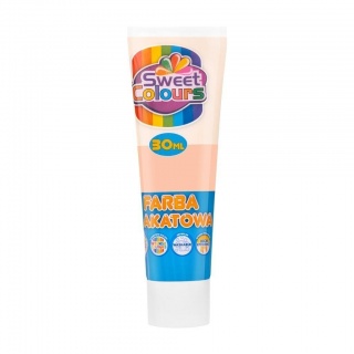 FARBA PLAKATOWA TUBA 30ML.SWEET COLOURS CIELISTA, Farby, Plastyka
