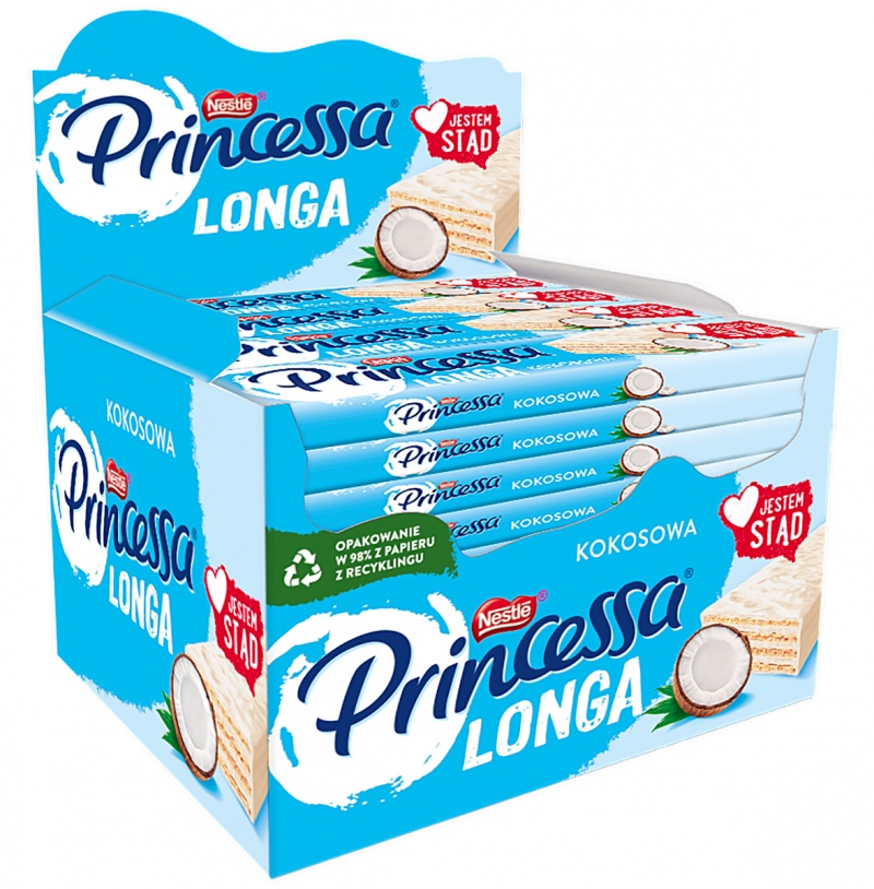 Princessa Longa Kokosowa, display 30 szt., Promocje, ~ Nagrody