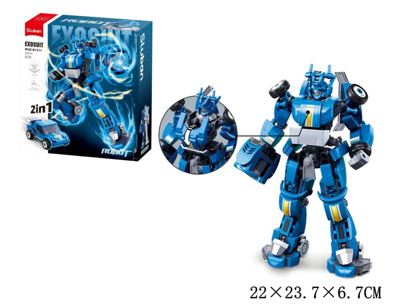 KLOCKI-SLUBAN ROBOT (253 EL.), Klocki, Zabawki