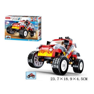 KLOCKI-SLUBAN KLUB MOTO (150 EL.), Klocki, Zabawki