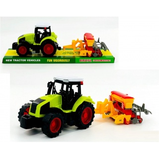 TRAKTOR Z MASZYNĄ ROLNICZĄ 666-152C IMP, Pojazdy, Zabawki