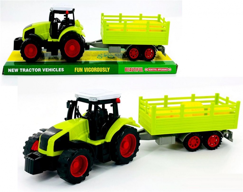TRAKTOR Z PRZYCZEPĄ 666-154B IMP, Pojazdy, Zabawki