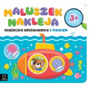 Maluszek nakleja. Książeczka wyszukiwanka