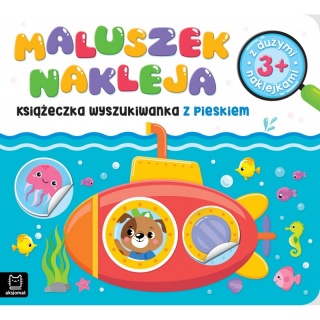 Maluszek nakleja. Książeczka wyszukiwanka, Edukacyjne, Książeczki