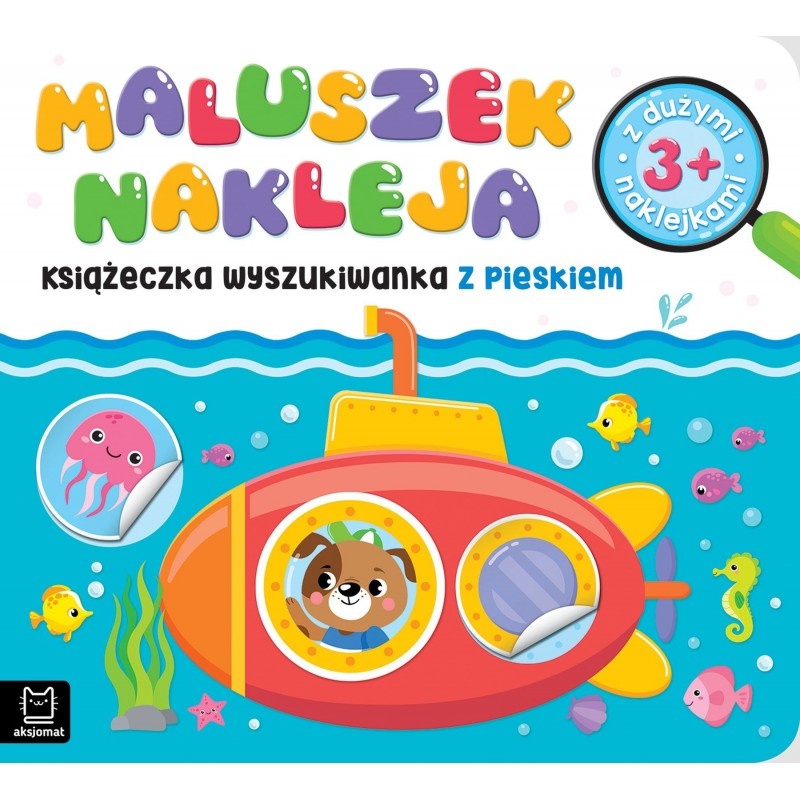 Maluszek nakleja. Książeczka wyszukiwanka, Edukacyjne, Książeczki