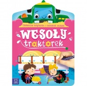 Wesoły traktorek. Edukacyjna książeczka z ruchomy