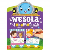 Wesoła lokomotywa. Edukacyjna książeczka z ruchom