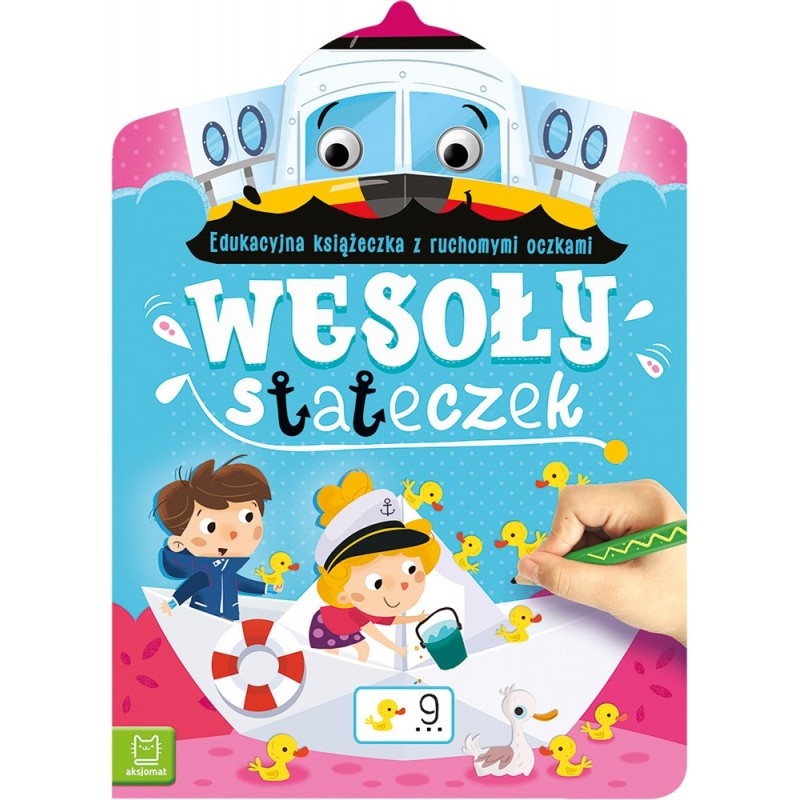 Wesoły stateczek. Edukacyjna książeczka z ruchomym, Edukacyjne, Książeczki