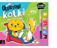 Ulubione kotki. Kredka segmentowa, Kolorowanki, Książeczki