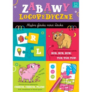 Zabawy logopedyczne przedszkolaka. Mądra gł&oacute;wka, Edukacyjne, Książeczki