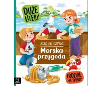 Uczę się czytać. Duże litery. Podział na sylaby