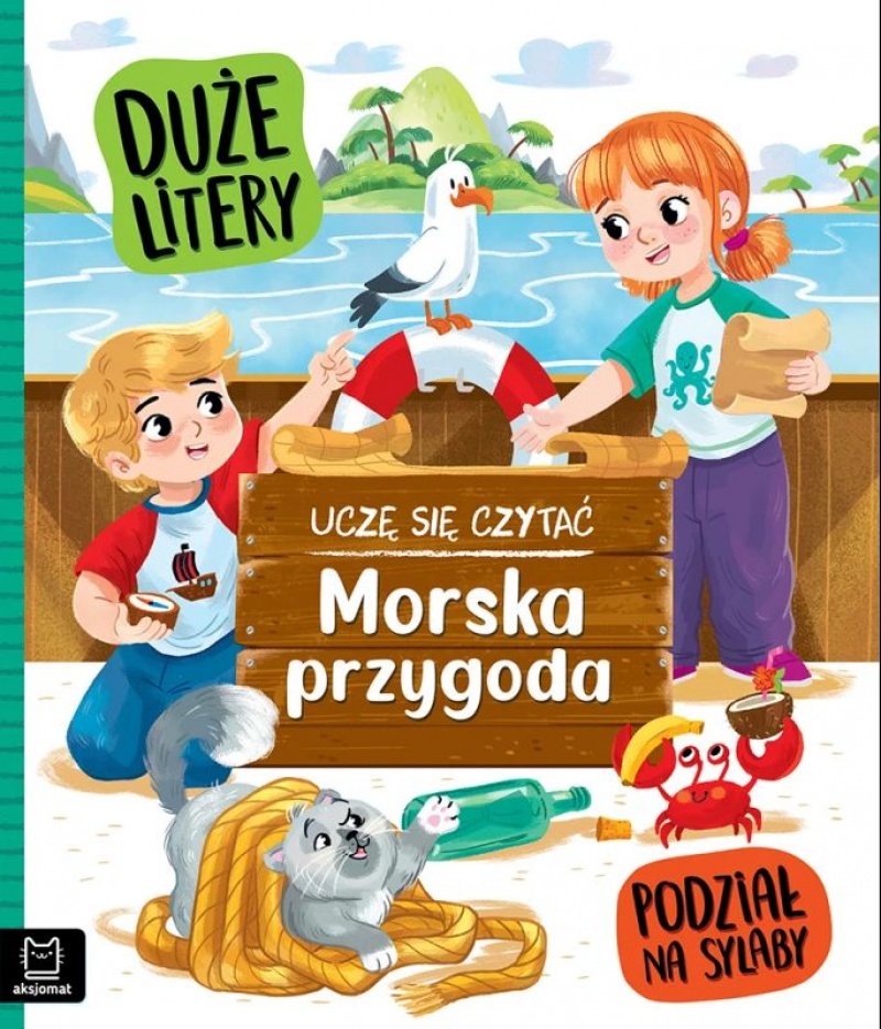 Uczę się czytać. Duże litery. Podział na sylaby, Edukacyjne, Książeczki