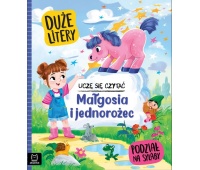 Uczę się czytać. Duże litery. Podział na sylaby