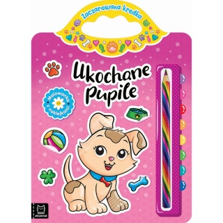Ukochane pupile. Malowanka z naklejkami. Zaczarowa, Edukacyjne, Książeczki